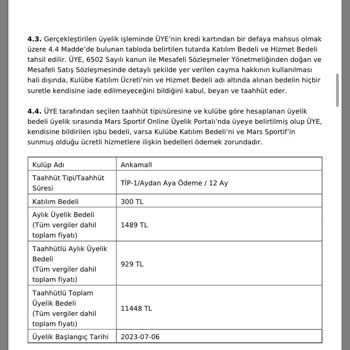 Abonelik Sözleşmesi İhlali Ve Haksız Tahsilat
