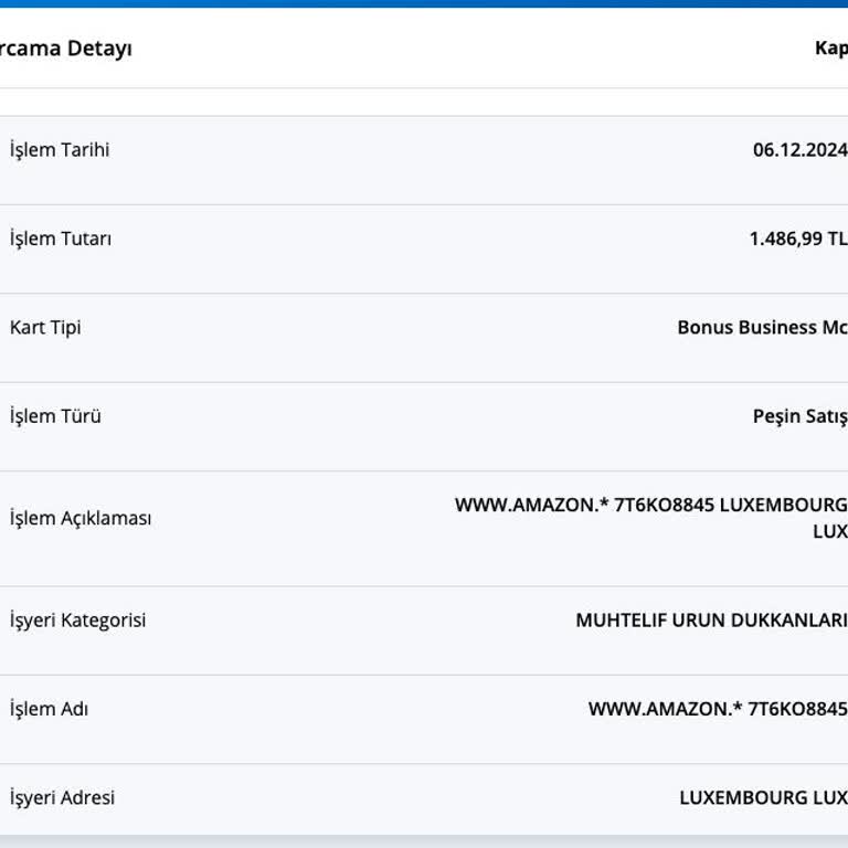 Amazon'da İzinsiz Kredi Kartı Çekimi Ve Yetersiz Müşteri Hizmeti