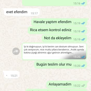 Çiçek Siparişi Sorunu