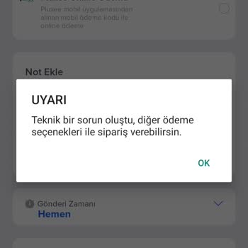 Domino's Uygulamasında Para Yükleme Sorunu