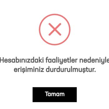 Hesabıma Erişim Sorunu Ve Yetersiz Destek