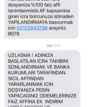 Eski Borç İddialarıyla Rahatsız Ediliyorum
