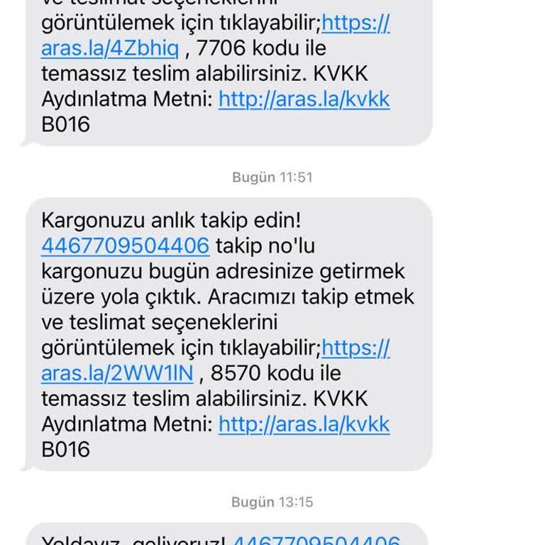 Aras Kargo Beşyol Şubesi Teslimat Sorunu