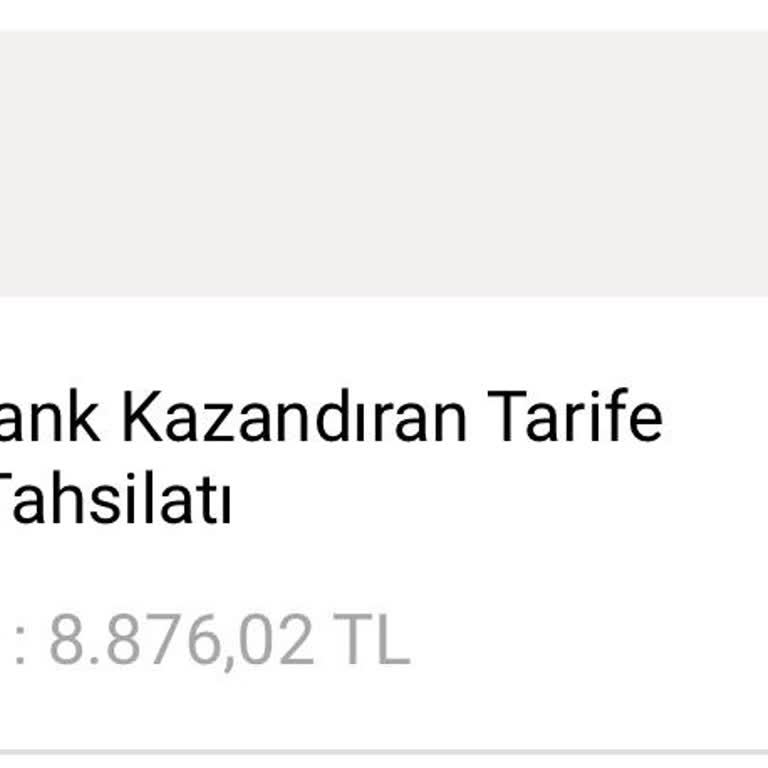 VakıfBank'tan Kesilen Ücretin İadesi Talebi