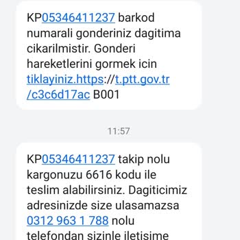PTT Kargo Teslimat Sorunu Ve İletişim Eksikliği