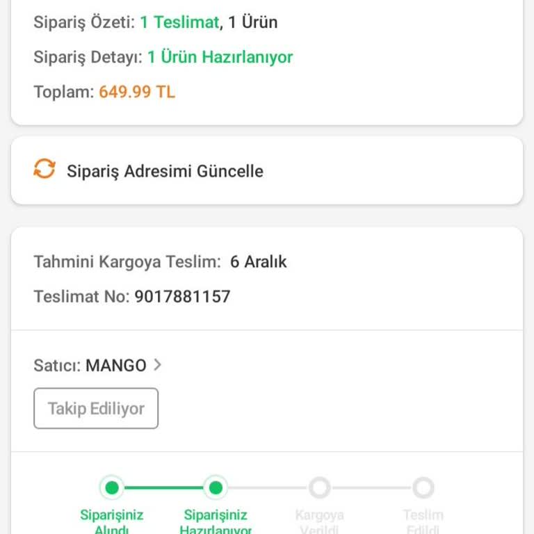 Trendyol'da Sipariş Sorunu Ve Müşteri Hizmetleri Hayal Kırıklığı
