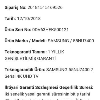 Samsung TV Ekran Kararması Ve Yüksek Servis Ücreti Mağduriyeti