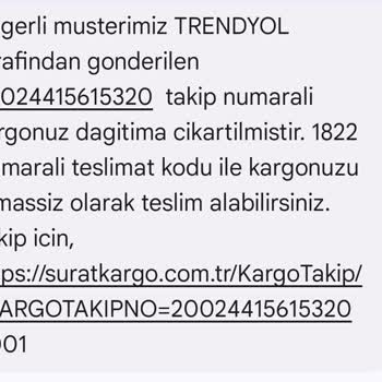 Sürat Kargo Kapıya Teslim Yapılmıyor