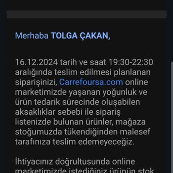 Stokta Var Dediğiniz Ürünleri Teslim Edemiyorsunuz