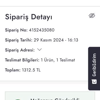 Teslim Edilmeyen Sipariş Ve İade Sorunu