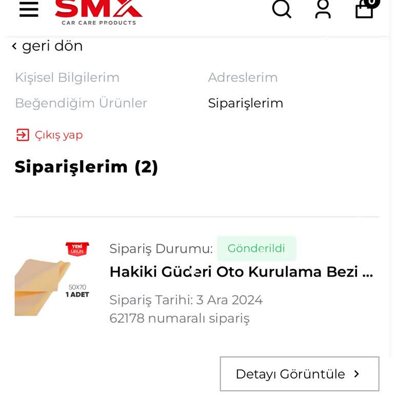SMX Bulut Kimya'dan Sipariş Ettiğim Ürünler Teslim Edilmedi