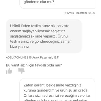 Garanti Sorunu Ve İade Sürecinde Yaşanan Zorluklar