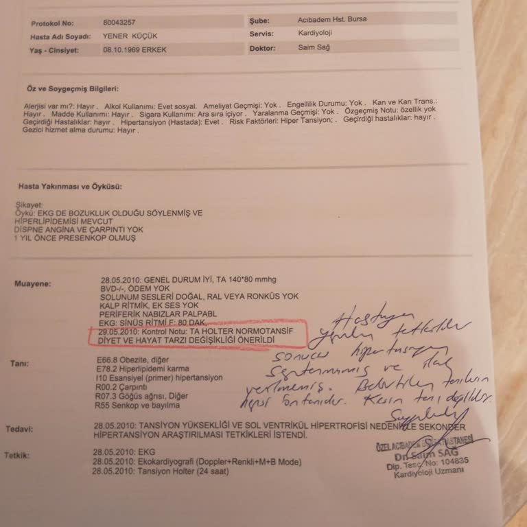 Provizyon Reddedildi: Kardiyoloji Muayenesi Karşılanmadı