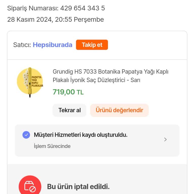 İade Talebinde Sorun Yaşıyorum