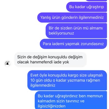 Yanlış Ürün Ve Kötü Müşteri Hizmetleri Deneyimi