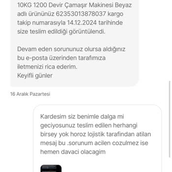 Hepsiburada'dan Aldığım Beyaz Eşyalar Hala Gelmedi