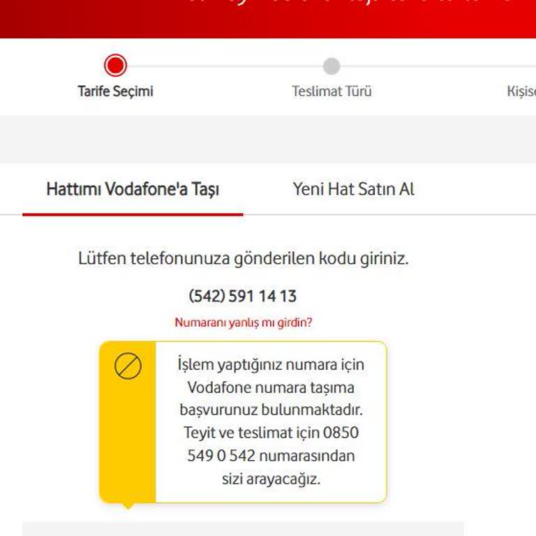 Vodafone Numara Taşıma Kampanyasında İletişim Sorunu