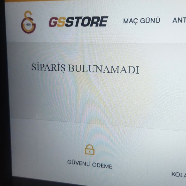 GS Store Online Sipariş Takibi Sorunu