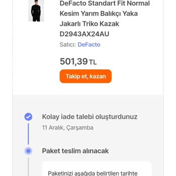 Kargo İadesi İçin Zamanında Hizmet Alamama Sorunu
