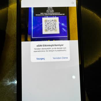 E-sim Aktivasyonu Yapılamıyor, Operatör Desteği Bekleniyor