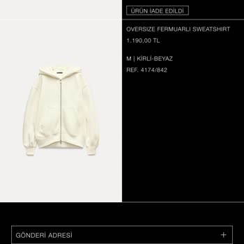 Zara'dan Aldığım Eşofman Kalitesiz Çıktı Ve İade Kabul Edilmedi!