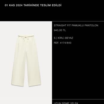 Zara'dan Aldığım Eşofman Kalitesiz Çıktı Ve İade Kabul Edilmedi!