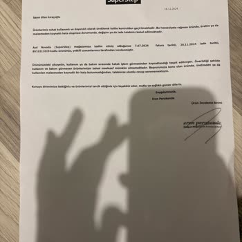 SuperStep Mağazasından Alınan Ayakkabı Kalitesizliği Ve Müşteri Hizmetleri Sorunu