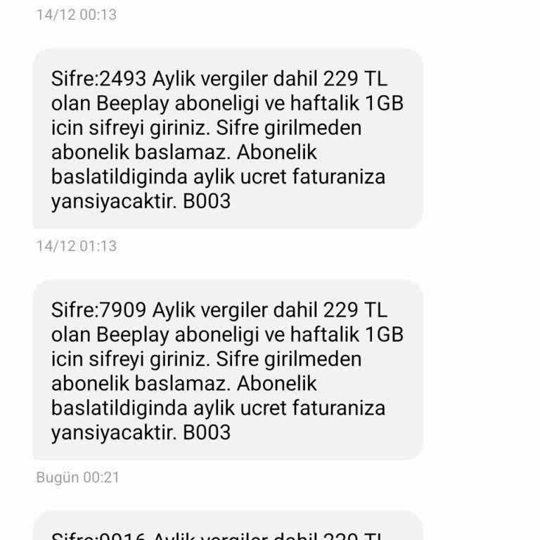 İzinsiz Abonelik Ve Fatura Sorunu