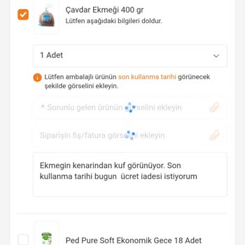 Küflü Ekmek Ve Görsel Yükleme Sorunu
