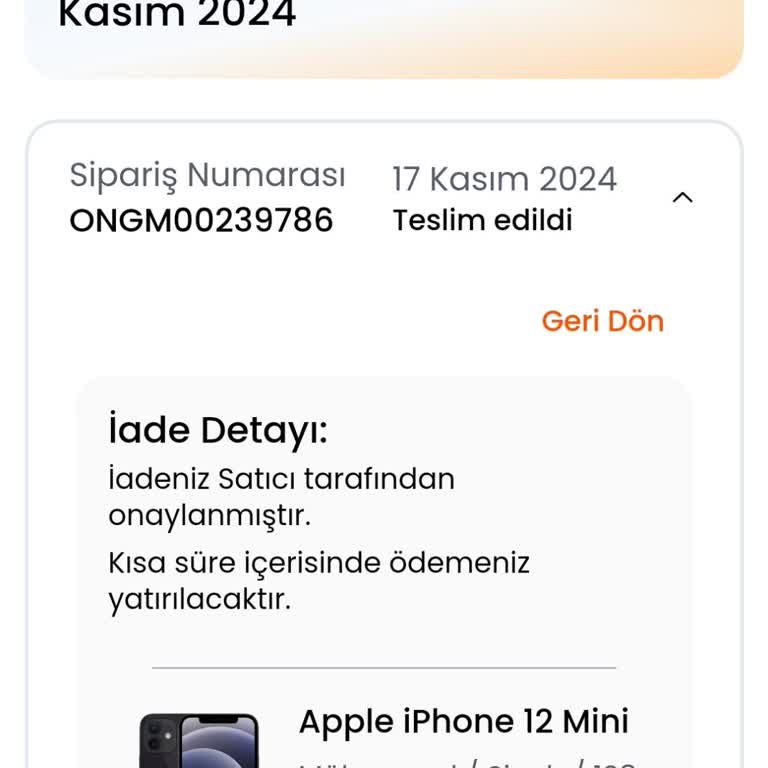 Geciken Ücret İadesi Sorunu