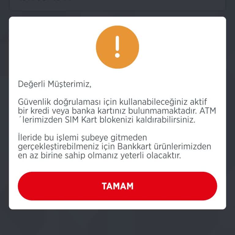 Ziraat Bankası'nda SIM Blokesi Sorunu