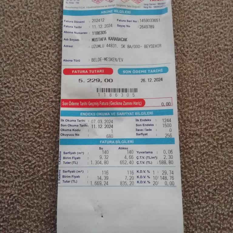 Hatalı Su Faturası Şoku!