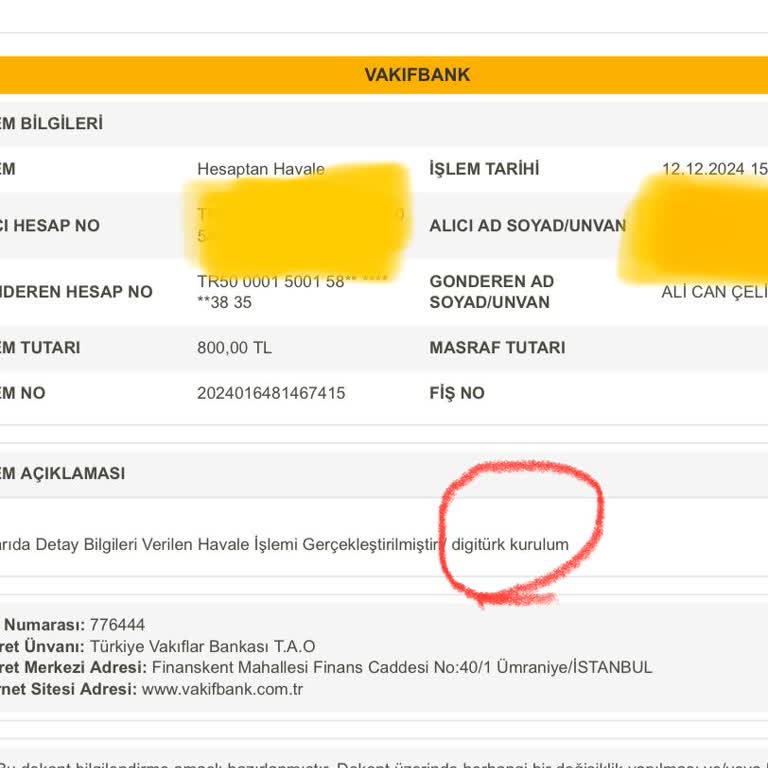 Haksız Kurulum Ücreti Talebi