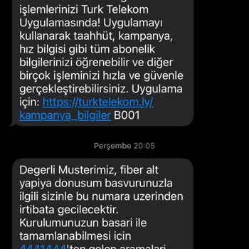 Türk Telekom'un Fibere Geçiş Sürecindeki Randevu Sorunları