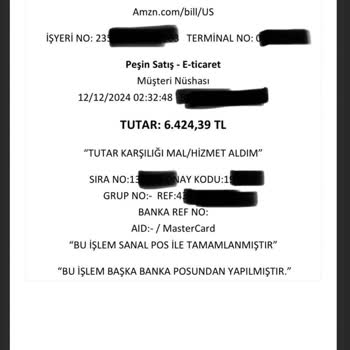 Amazon Üzerinden İzinsiz Para Çekimi