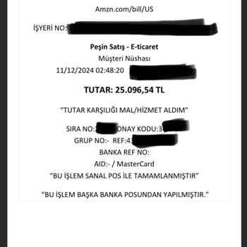 Amazon Üzerinden İzinsiz Para Çekimi