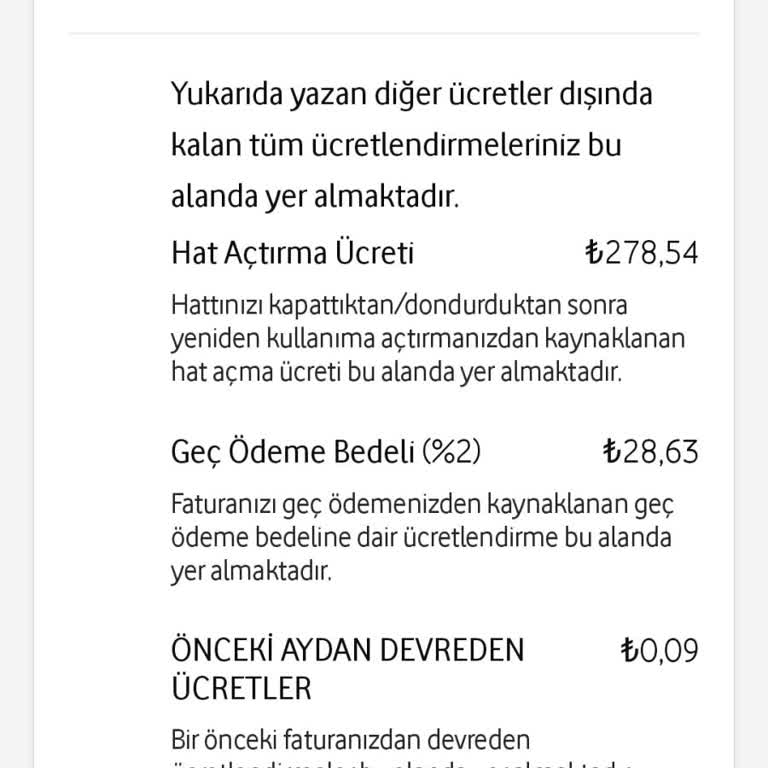 Vodafone'un Sistem Hatası Ve Fazladan Ücret Sorunu