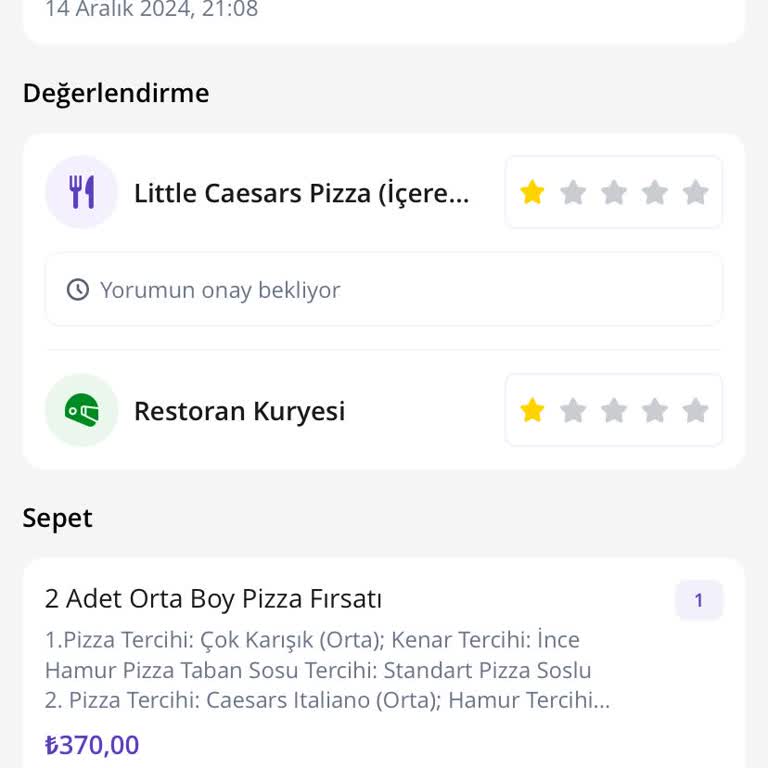 İçerenköy Şubesinden Gelen Zehirli Pizza Kabusu