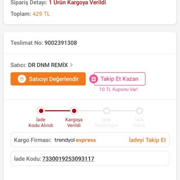 İade Sürecinde Kayıp Ürün Ve İletişim Sorunu