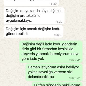 Yanlış Ürün Ve Yetersiz İade Politikası