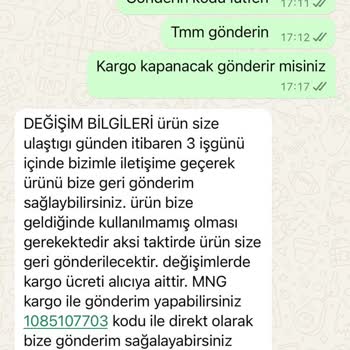 Yanlış Ürün Ve Yetersiz İade Politikası