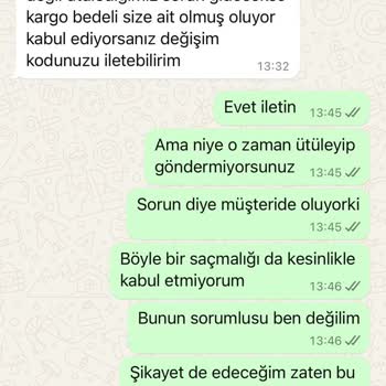 Yanlış Ürün Ve Yetersiz İade Politikası
