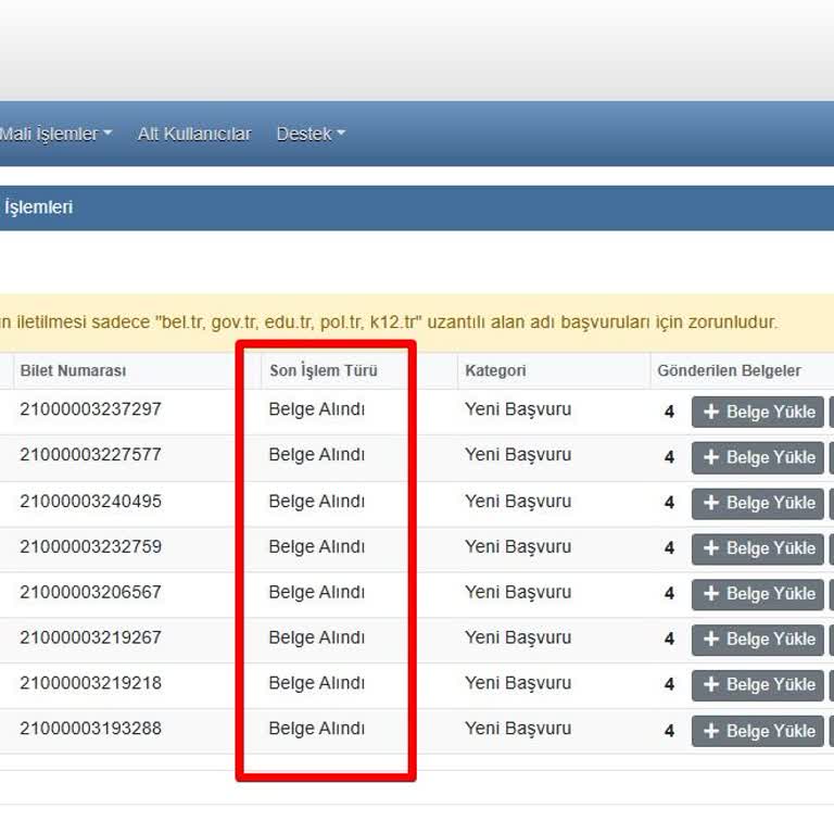 Destek Ekibinin İlgisizliği Ve Belge Sorunu