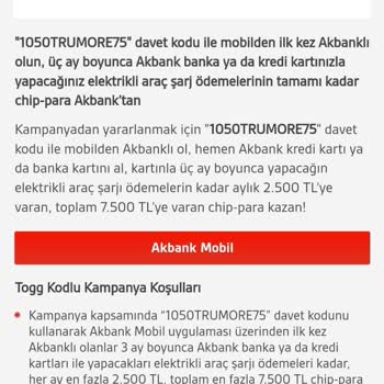 Akbank Ve Togg Kampanyasında Söz Verilen Ödül Paranın Gecikmesi