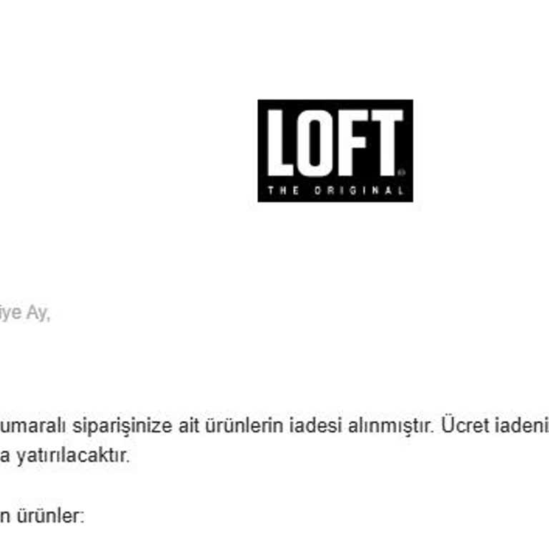 Loft'tan İade Ettiğim Montun Parası Hala Geri Ödenmedi!