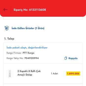 Yanlış Ürün Ve Geciken İade Süreci