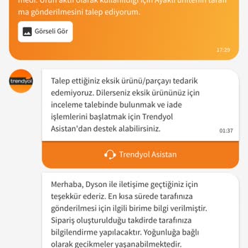 Eksik Teslimat Ve İletişim Sorunları