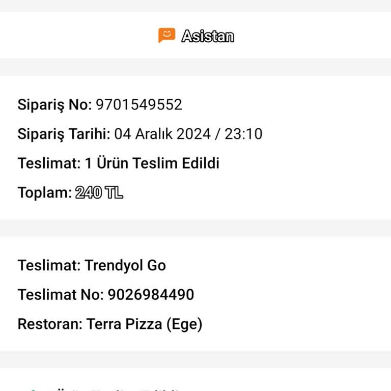 Pizza Siparişinde Soğuk Ve Geç Teslimat Sorunu