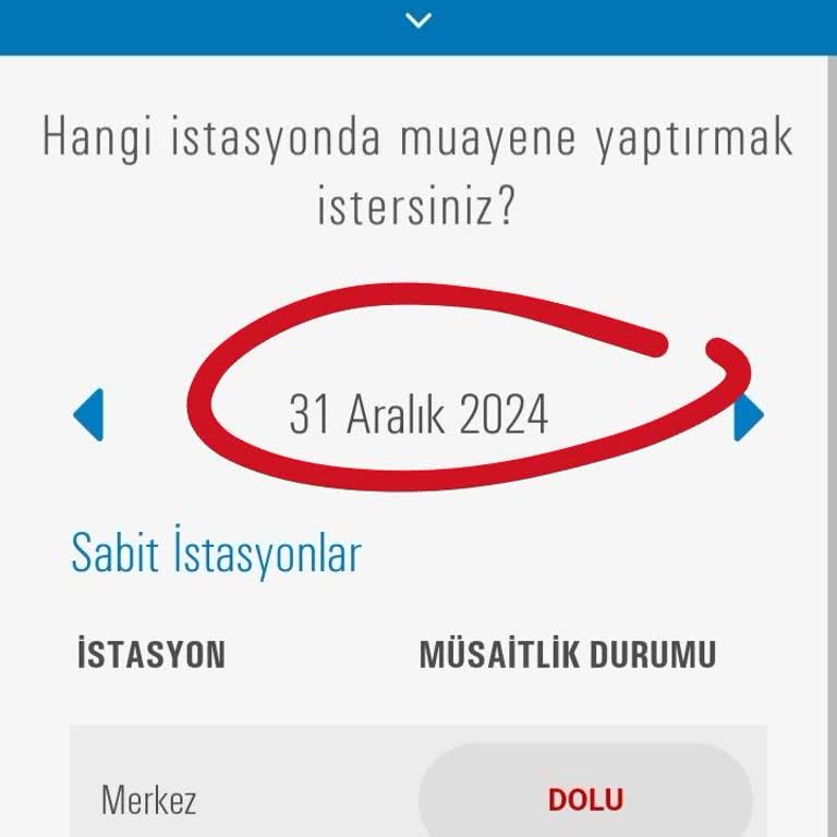 Araç Muayene Randevusunda Kasıtlı Gecikme Şüphesi