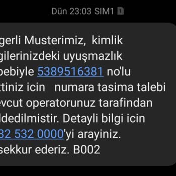 Kimlik Bilgileri Uyuşmazlığı: Numara Taşıma Sorunu